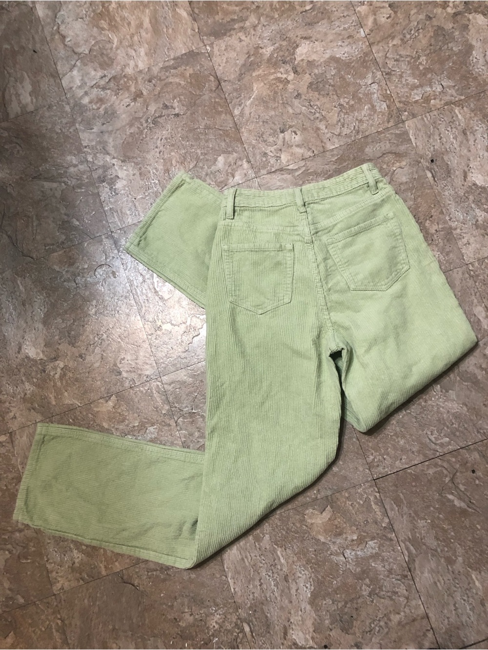 PacSun Pistachio Corduroy Boyfriend Jeans